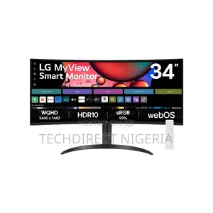 Myview Smart 34” 21:9 Curved WQHD (3440x1440) With Webos