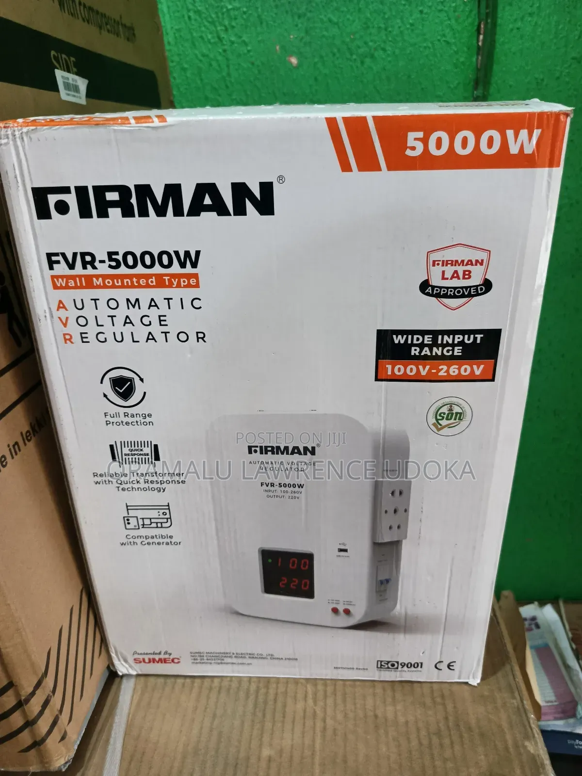 Firman Utomatic Voltage Regulator 5000w