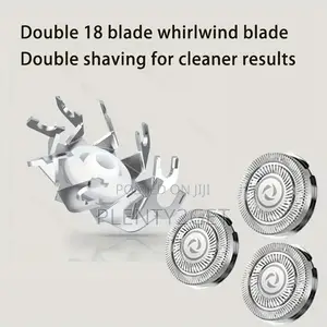 3pcs Spare Blades for Electric Portable Shaver, Replacement Blade