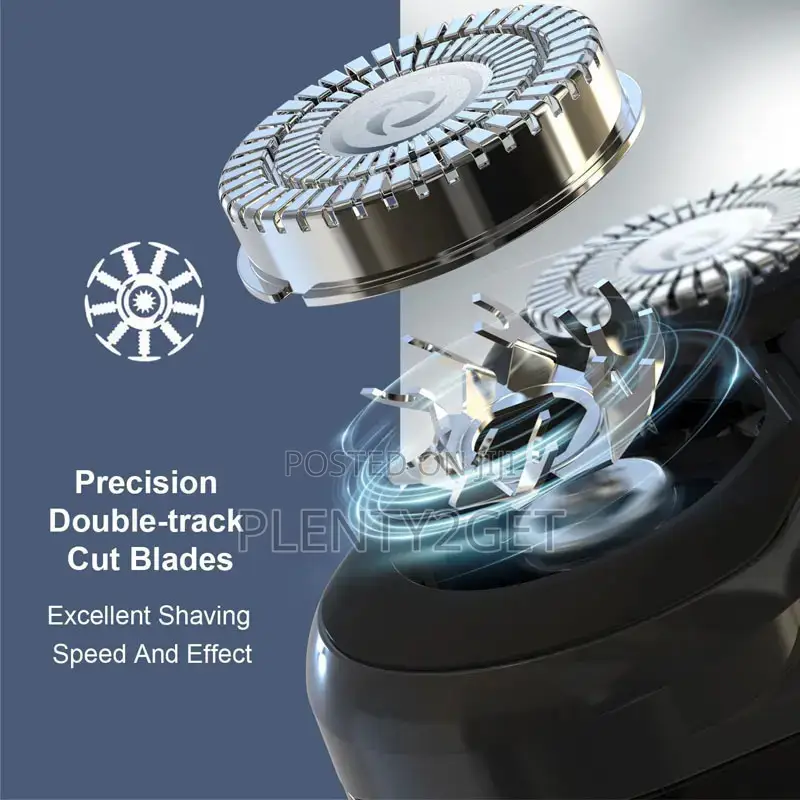 3pcs Spare Blades for Electric Portable Shaver, Replacement Blade