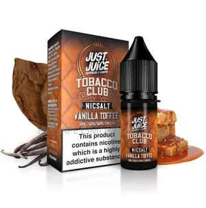 Just Juice Tobacco Club Vanilla Toffee 20mg/10ml 50pg/50vg