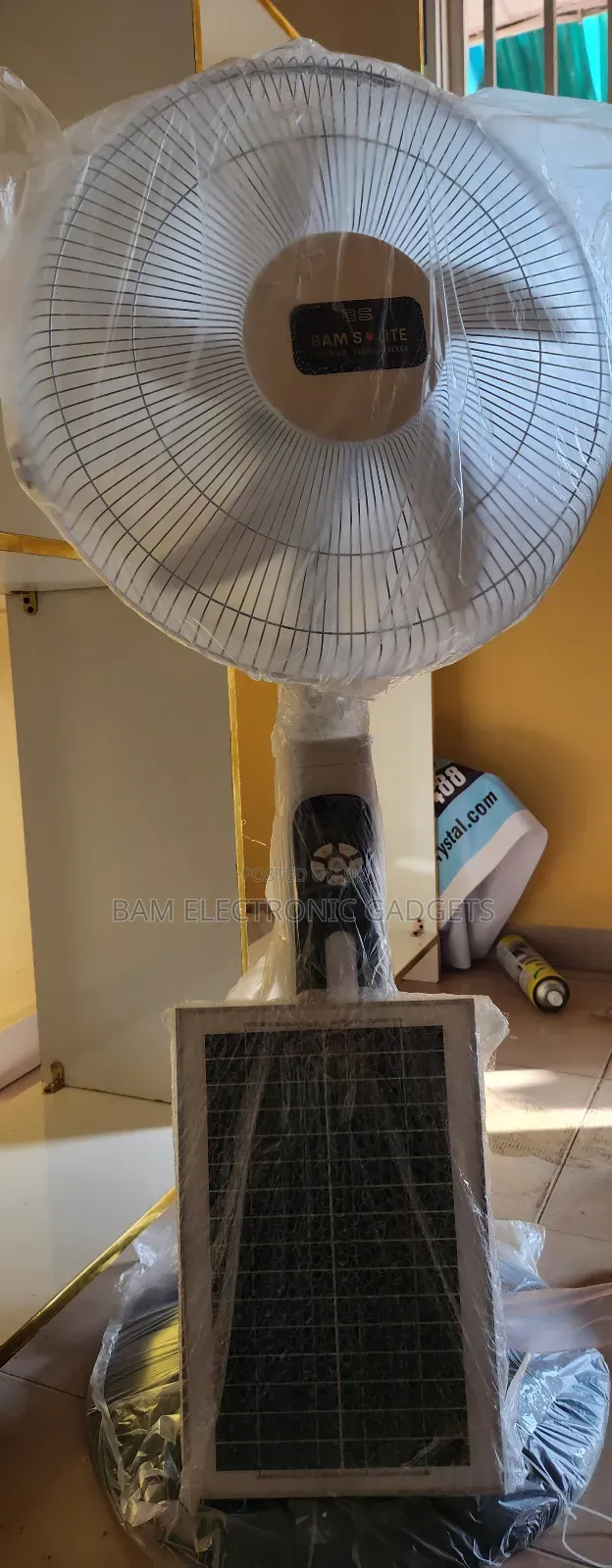 16inch Rechargeable Solar Fan Ac/Dc