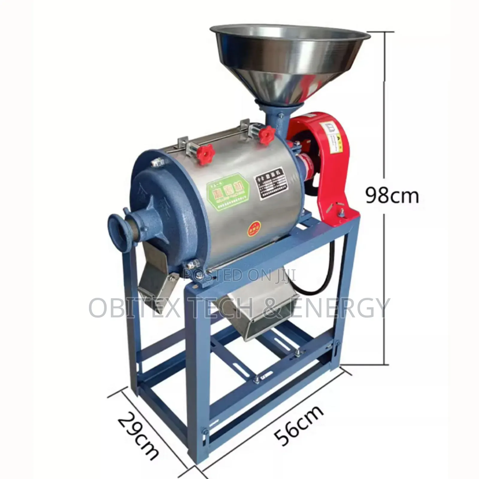 Electric Dehuller Flour Mill Machine