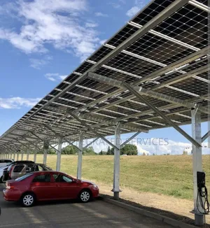 Solar Car Port Fabrication