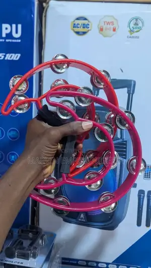 2pcs Quality Double Jingle Hand Tambourine