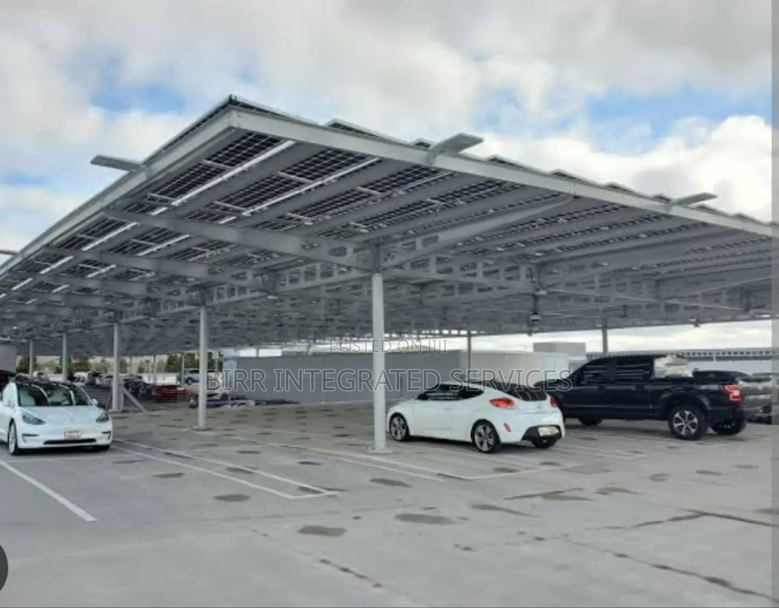 Solar Car Port Fabrication