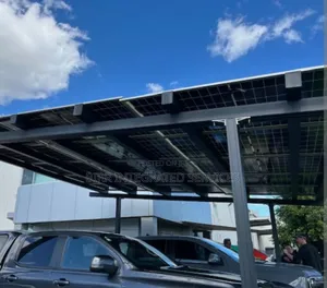 Solar Car Port Fabrication