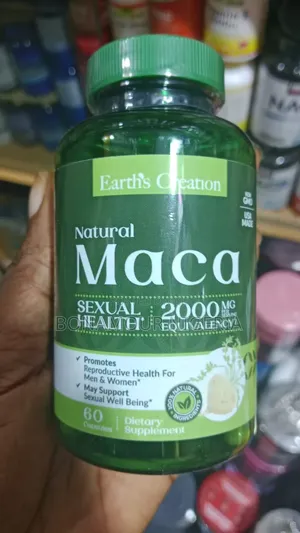 Earth's Creation Natural Maca 2000mg X60