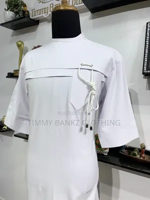 Classic All White Men's Kaftan.