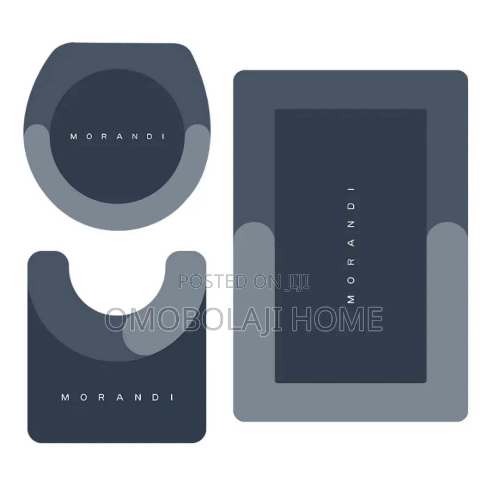 3 Pieces Bathroom Mat