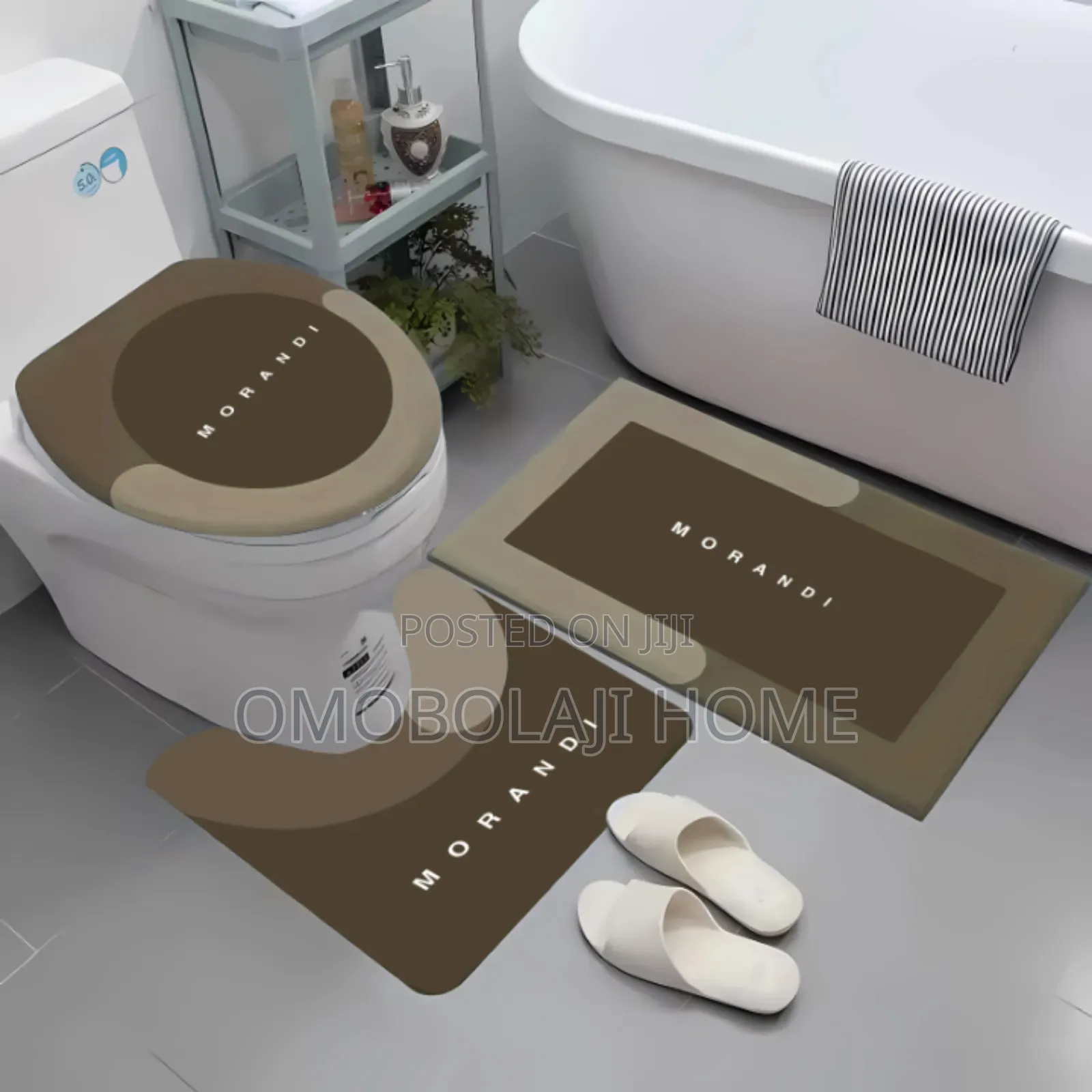 3 Pieces Bathroom Mat