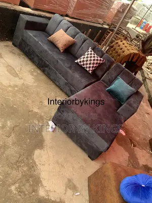 L-Shaped Fabric Sofa Can Be Made in Colors of Your Choice