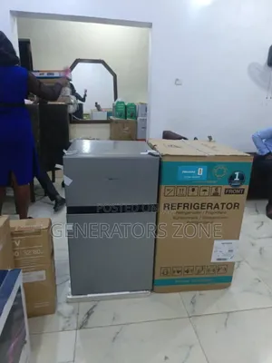 Compact Energy Saving
_Hisense Double Door Fridge 87l Ref120dr
