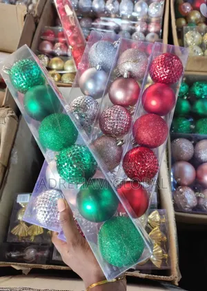 Christmas Balls Decor 
By 6pcs
Available in 5 Colors.