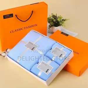 3in1 Set 1 Bath Towel + Two Soft Absorbent Towel Companion Gift Box