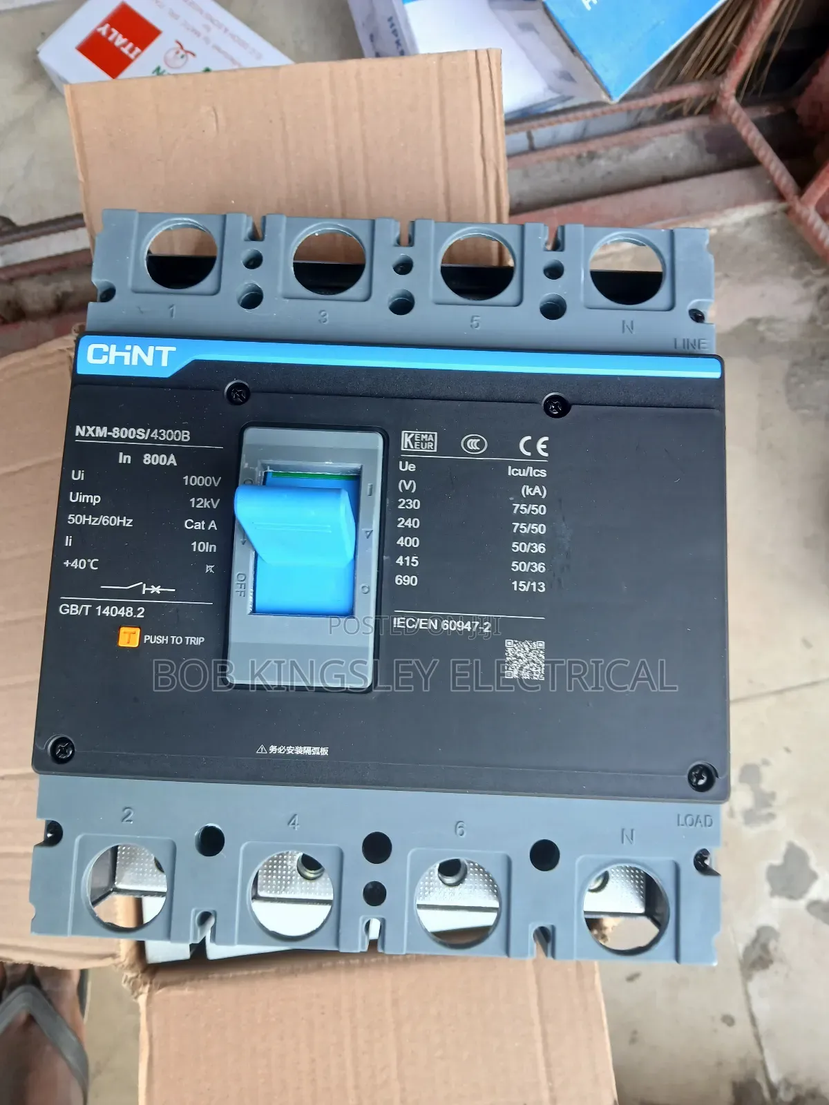 800a 4pole McCb Chint