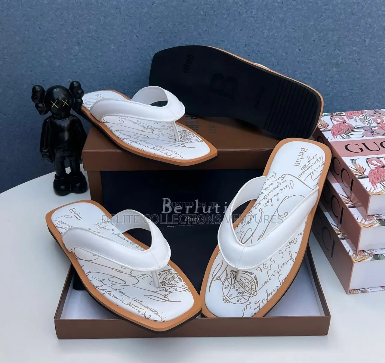*Berluti White Flipps* .