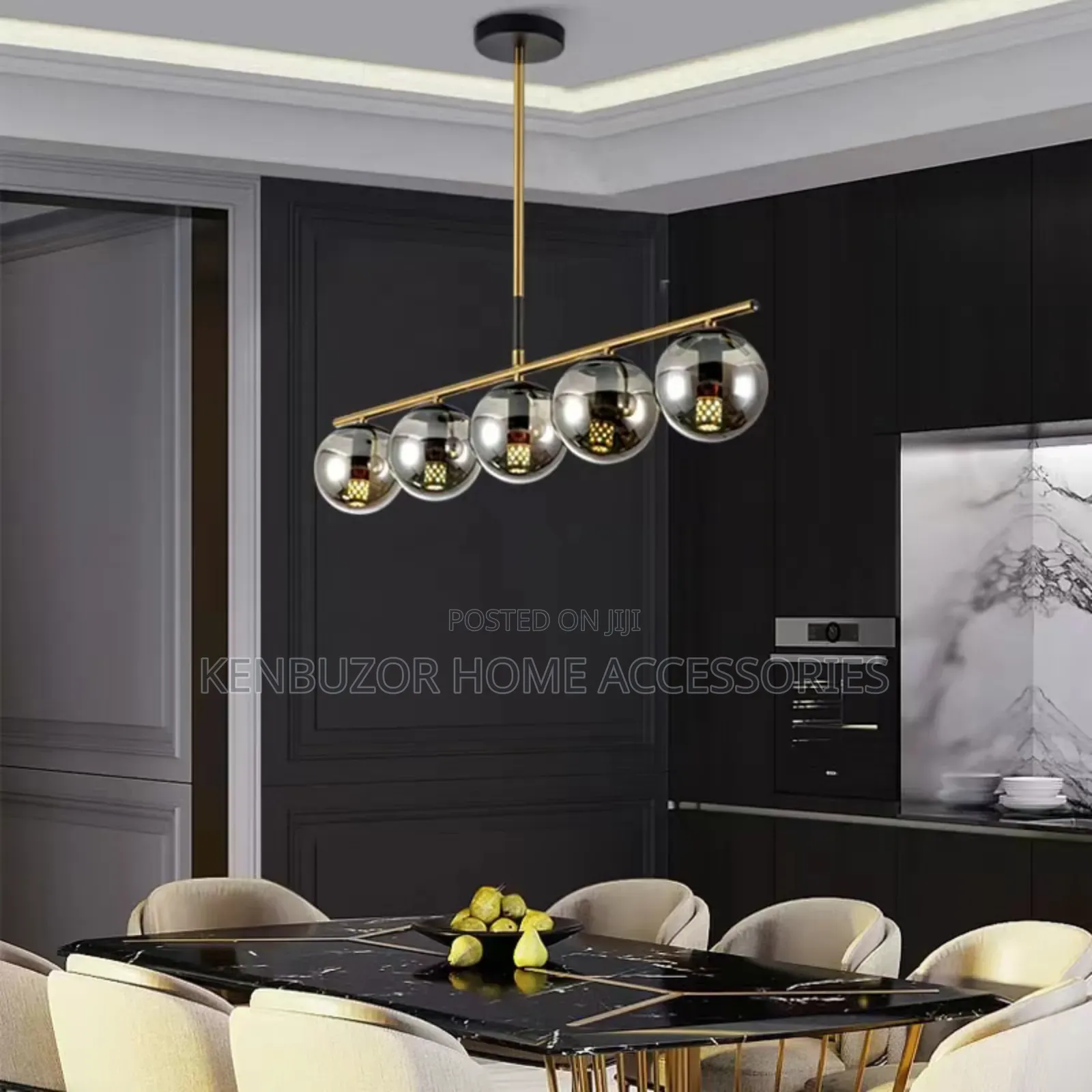 Glass Led Chandelier Light