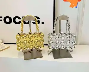 Luxury Metallic Gold/Silver Handbag With Handle– Premium Quality