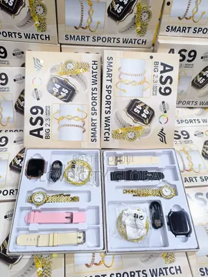 As9 Big 2.3 Infinite Display Smart Watch + 3 Bangles, 2 Watch Bt Call