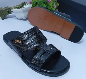 Pure Leather Men's Slippers