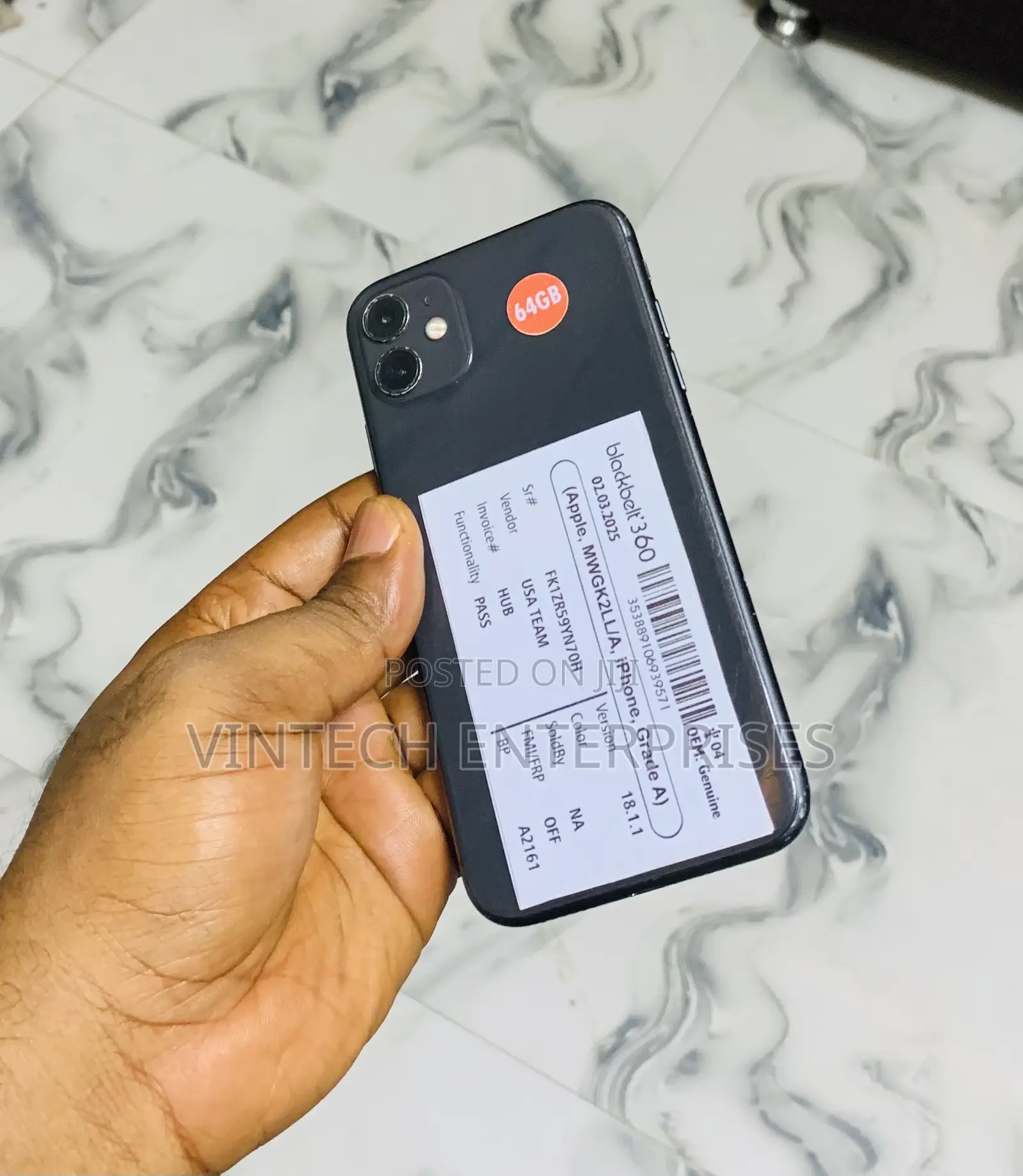 Apple iPhone 11 64 GB Black