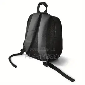 Lightweight Black Soccer-Themed Backpack With Golden Crown Ball Desi