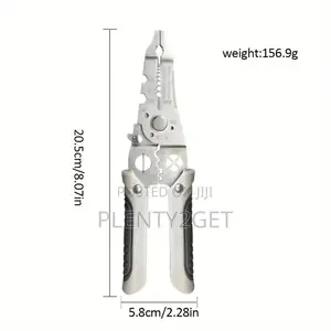 1pc Multi-Purpose Metal Wire Stripper - Ergonomic Design, Precision