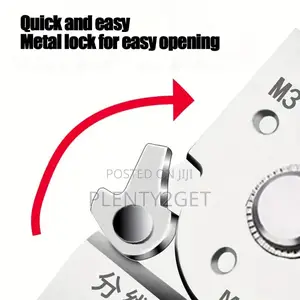 1pc Multi-Purpose Metal Wire Stripper - Ergonomic Design, Precision