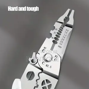1pc Multi-Purpose Metal Wire Stripper - Ergonomic Design, Precision