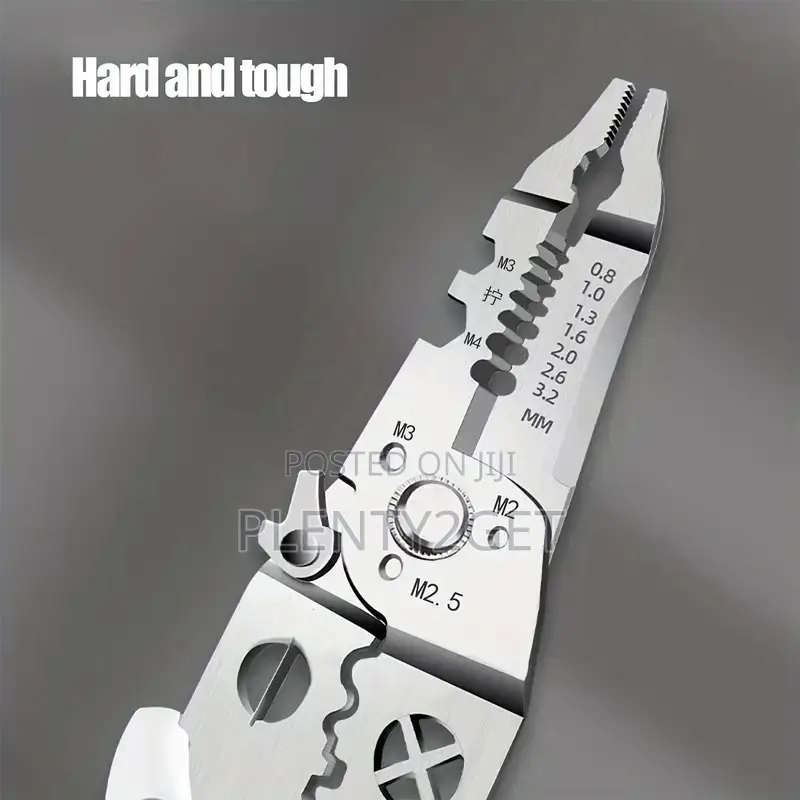 1pc Multi-Purpose Metal Wire Stripper - Ergonomic Design, Precision