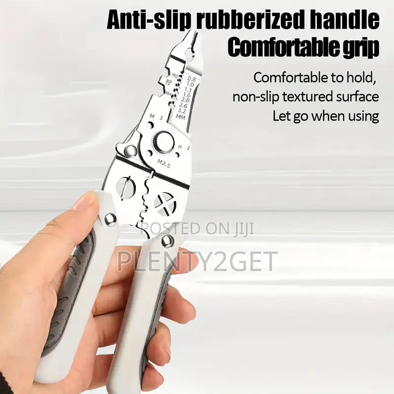 1pc Multi-Purpose Metal Wire Stripper - Ergonomic Design, Precision