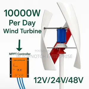 Capture More Wind, Produce More Power: 10000w Per Day Vertical Turbine