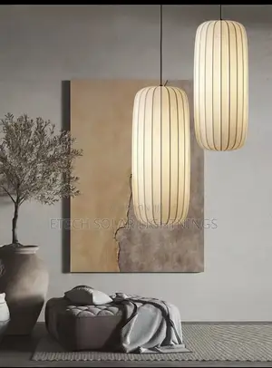 Modern Led Wabi Sabi Silk Pendant Drop Light