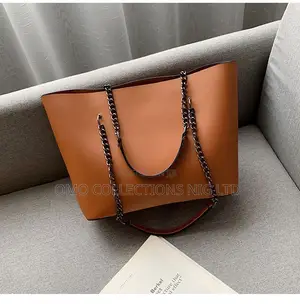 Exquisite Brown Leather Ladies Bag – Elegant and Premium Quality