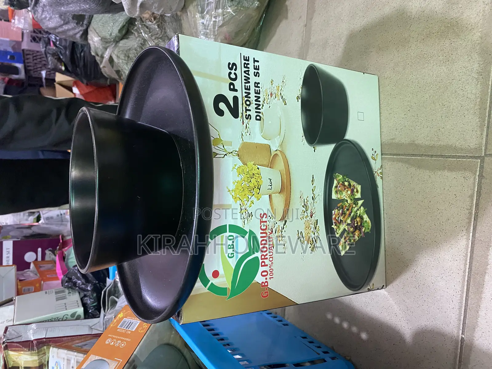 2pcs Stone Ware Dinner Plate
