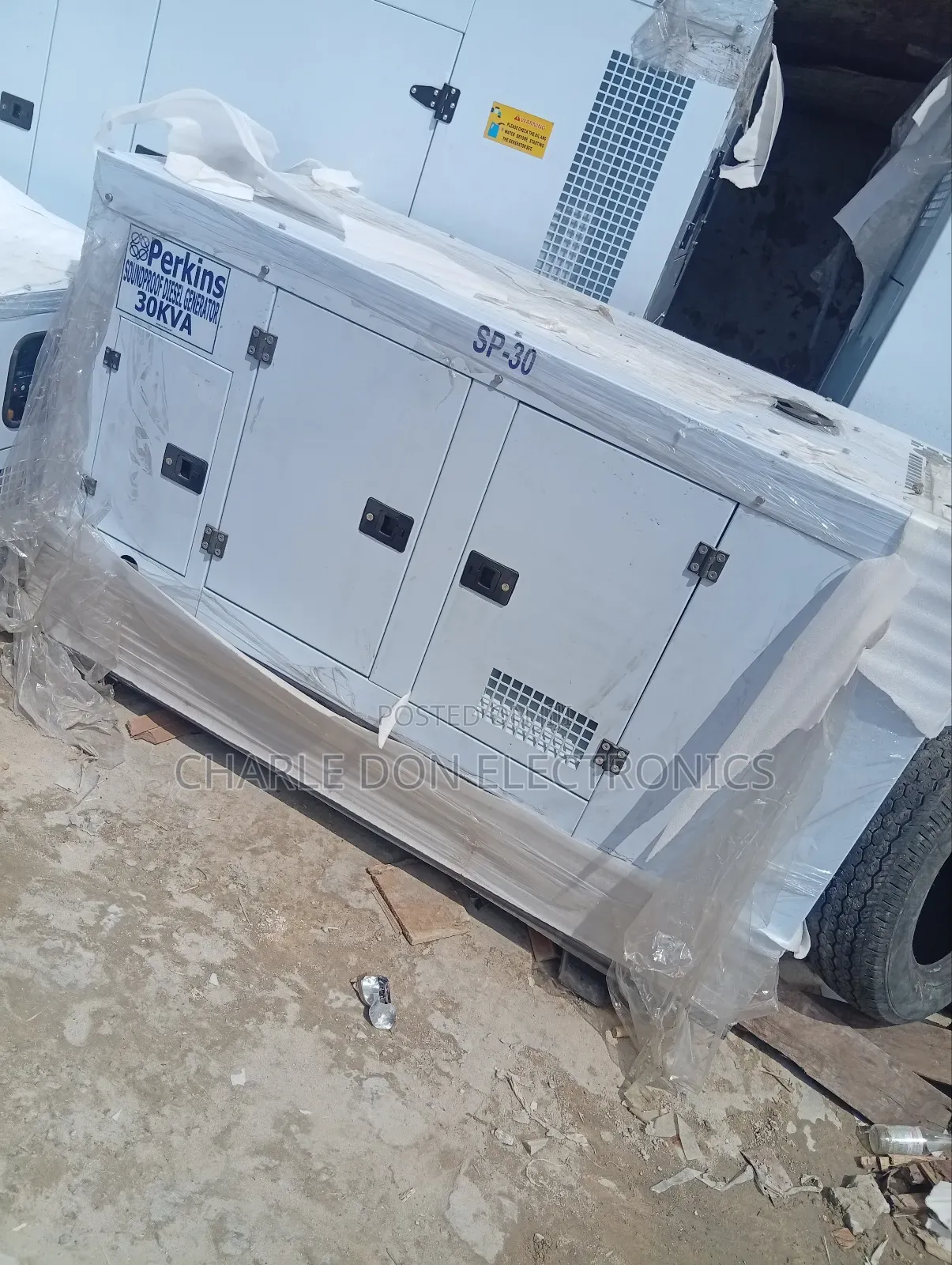 Original Perkins 30kva Soundproof Generator