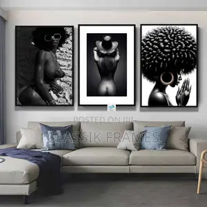 African Beautiful Artistic Digi Painting Wall Art