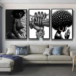 African Beautiful Artistic Digi Painting Wall Art