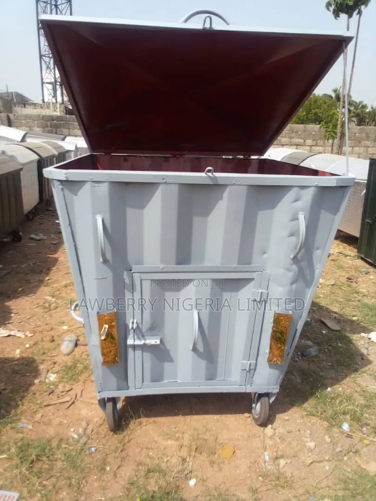 Complete 2mm Four Corner Industrial Waste Bin