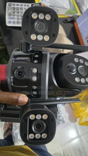 V380 Pro 3lens 4g Solar Camera With Voice