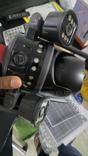 V380 Pro 3lens 4g Solar Camera With Voice
