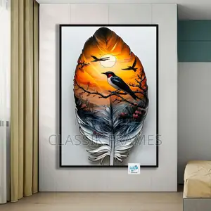 Hd Framed Acrylic Digi Painting Wallart