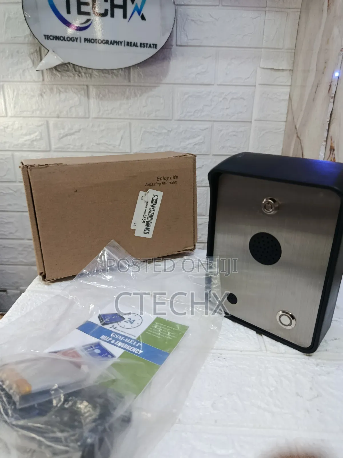 GSM Audio Intercom, Ac / Dc12v-24v Gate Opener Access Controller