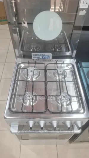 High Quality Scanfrost Standing Gas Cooker 4 Burners Oven Blue Flame
