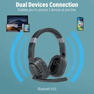 Tecknet Bluetooth Single and Dual Ear Wireless Headphones Enc 65h