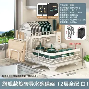Double Layer Foldable Heavy Duty Stainless Steel With Drainage