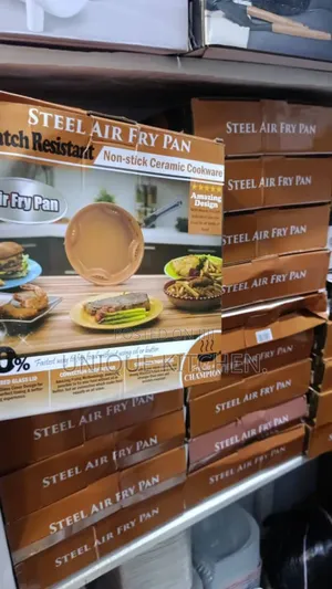 Steel Air Fry Pan Manual Air Fryer