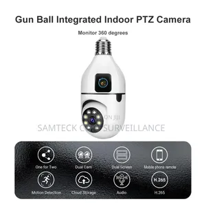 Wifi Bulb Camera Dual Lens