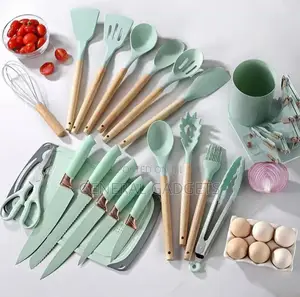 Silicon Kitchen Utensils Cooking Set